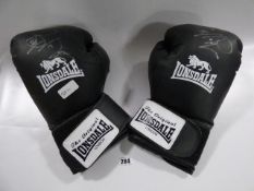 Pair of Signed Barry Mcguigan Boxing Gloves