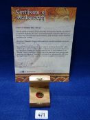 Certificated Set of Ancient Coins from The Biblical Sands