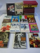 Box containing Large Quantity of Hard Back Books Relating to Boxing