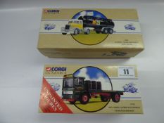Corgi Classic Scammell Highwayman Tanker & Corgi Classic AEC 4 Wheel Flatbed
