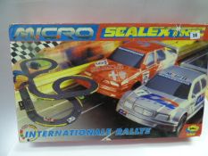 Boxed Scalextric Micro International Rally Set