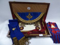 Set of Masonic Regalia  in Case