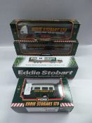 4 Boxed Corgi Eddie Stobart Vehicles
