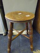 Vintage Oak Stool