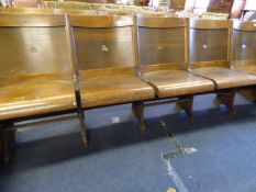 Vintage 5 Seat Cinema Bench
