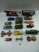 Tray of Collectable Corgi & Dinky Toys