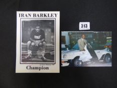 Signed Iran Barkley & Nigel Benn Photograph