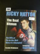 Signed Ricky Hatton Book - The Real Hitman