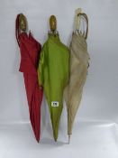 3 Vintage Umbrellas