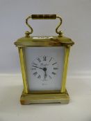 Woodford Onyx Marble Mantle Clock