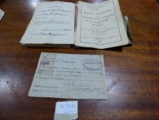1896 Soldiers Pay Book, Certificates Etc