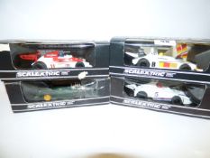 4 Boxed Scalextric Formula 1 Cars Numbers 2 x CC127 - CC123 - CC120