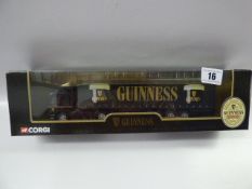 Boxed Corgi Guinness ERF Curtain Side