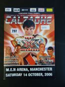 Calzaghe The Ex Fighters Boxing Programme