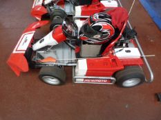 Minimoto 24V Childrens Go Kart with Spare Battery, Charger and Safety Helmet