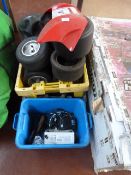 Assorted Minimoto Spare Wheels, Tyres, Chargers etc