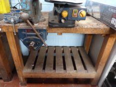 Joiners Work Bench Fitted with Record Quick Release Vice