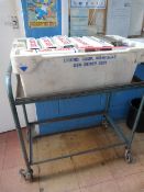 Set of Car Care Magazines in Binders & Industrial Trolley