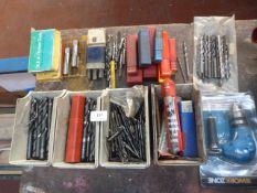 Assorted Drill Bits, Taps & Dies