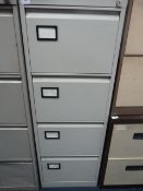 4 Drawer Foolscap Filing Cabinet Grey