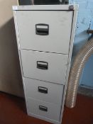 4 Drawer Foolscap Filing Cabinet - Grey