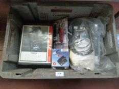 Box Containing Assorted Vehicle and Battery Testing Equipment
