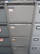 4 Drawer Foolscap Filing Cabinet Grey