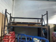 2 Bays of Blue Pallet Racking