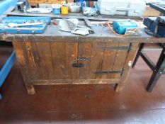 Engineers Work Bench Fitted with 2 Vices