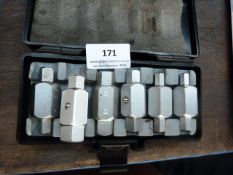 Set of Clarke Oil Drain Plug Keys