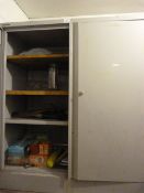 Bisley 3ft Stationery Cabinet - Grey with Contents