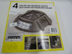 *MANOR HOUSE 4PK DOCK LED LIGHTS