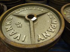 *4 Ivanko Olympic Weights with 2