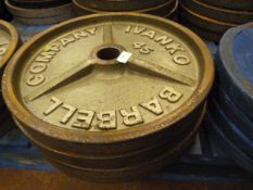 *4 Ivanko Olympic Weights with 2