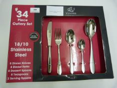 *VINERS 34PC CUTLERY SET  FY15