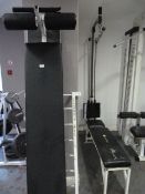 *Wall Mounted Adjustable Sit Up Bench