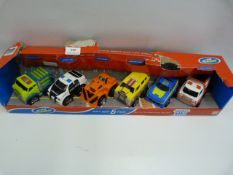 *6 Piece Soft Body Racing Car Set