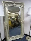 *WESTMINSTER LEANER MIROR IN SILVER GILT FRAME