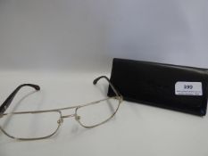 *PAIR OF CALVIN KLEIN FRAMES - GOLD