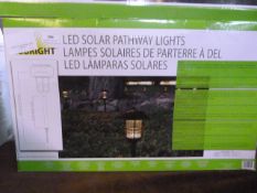 *LARGE SOLAR PATHWAY LIGHT SET