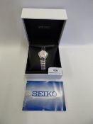 *SEIKO LADY'S WRIST WATCH WITH MOTHER OF PEARL FACE