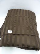 *REVERSIBLE BROWN THROW