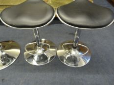*BLK GASLIFT BARSTOOL 2PK