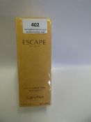 *CALVIN KLEIN ESCAPE FOR MEN FRAGRANCE. 2011