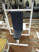 *Seated Press Behind Neck Bench with Spotter Stand