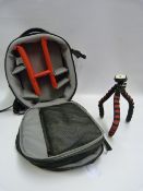 *MANFROTTO CAMERA BAG & PIXI TRIPOD