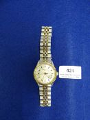 *RAYMOND WEIL GENT'S WRIST WATCH WITH BI-METAL STRAP