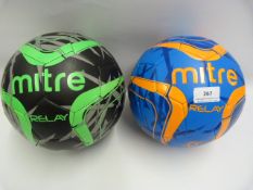*2 MITRE FOOTBALLS