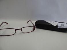 *PAIR OF JAEGER GLASS FRAMES - RED