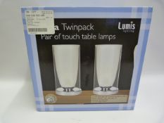 *CLEAR GLASS TOUCH LAMPS